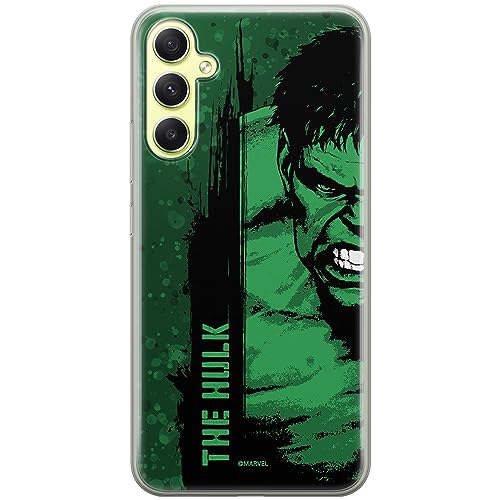ERT GROUP mobile phone case for Samsung A34 5G original and officially Licensed Marvel pattern Hulk 001 optimally adapted to the shape of the mobile phone, case made of TPU