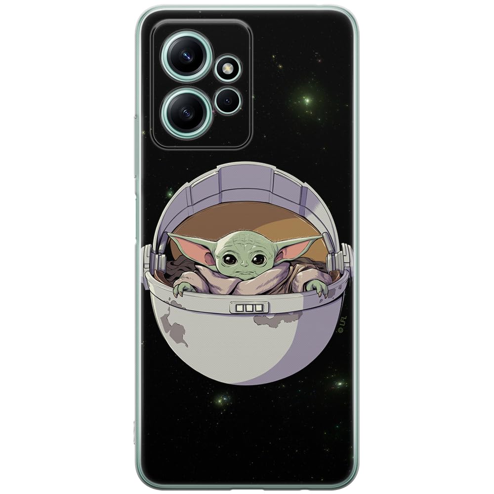 ERT GROUP mobile phone case for Xiaomi REDMI NOTE 12 4G original and officially Licensed Star Wars pattern Baby Yoda 026 optimally adapted to the shape of the mobile phone, case made of TPU