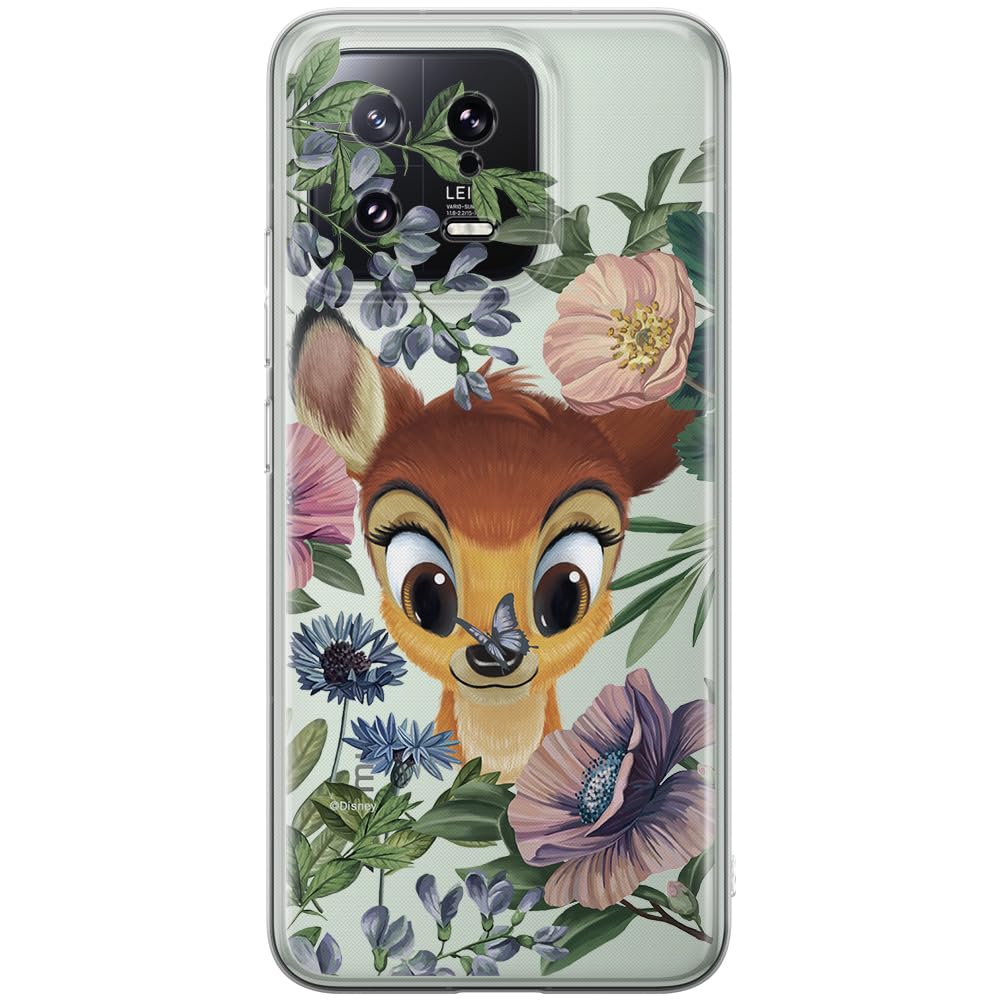 ERT GROUP mobile phone case for Xiaomi 13 original and officially Licensed Disney pattern Bambi 011 optimally adapted to the shape of the mobile phone, partially transparent