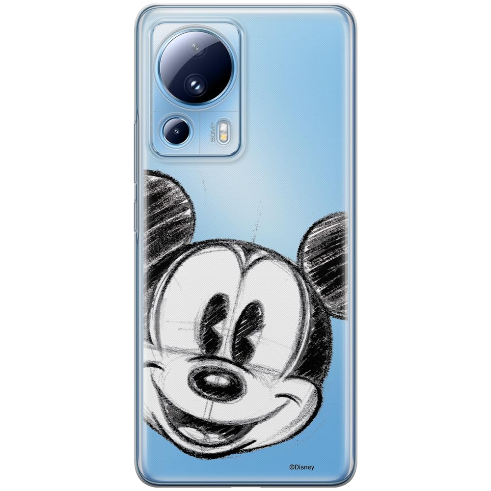 ERT GROUP mobile phone case for Xiaomi 13 LITE/CIVI 2 original and officially Licensed Disney pattern Mickey 004 optimally adapted to the shape of the mobile phone, partially transparent