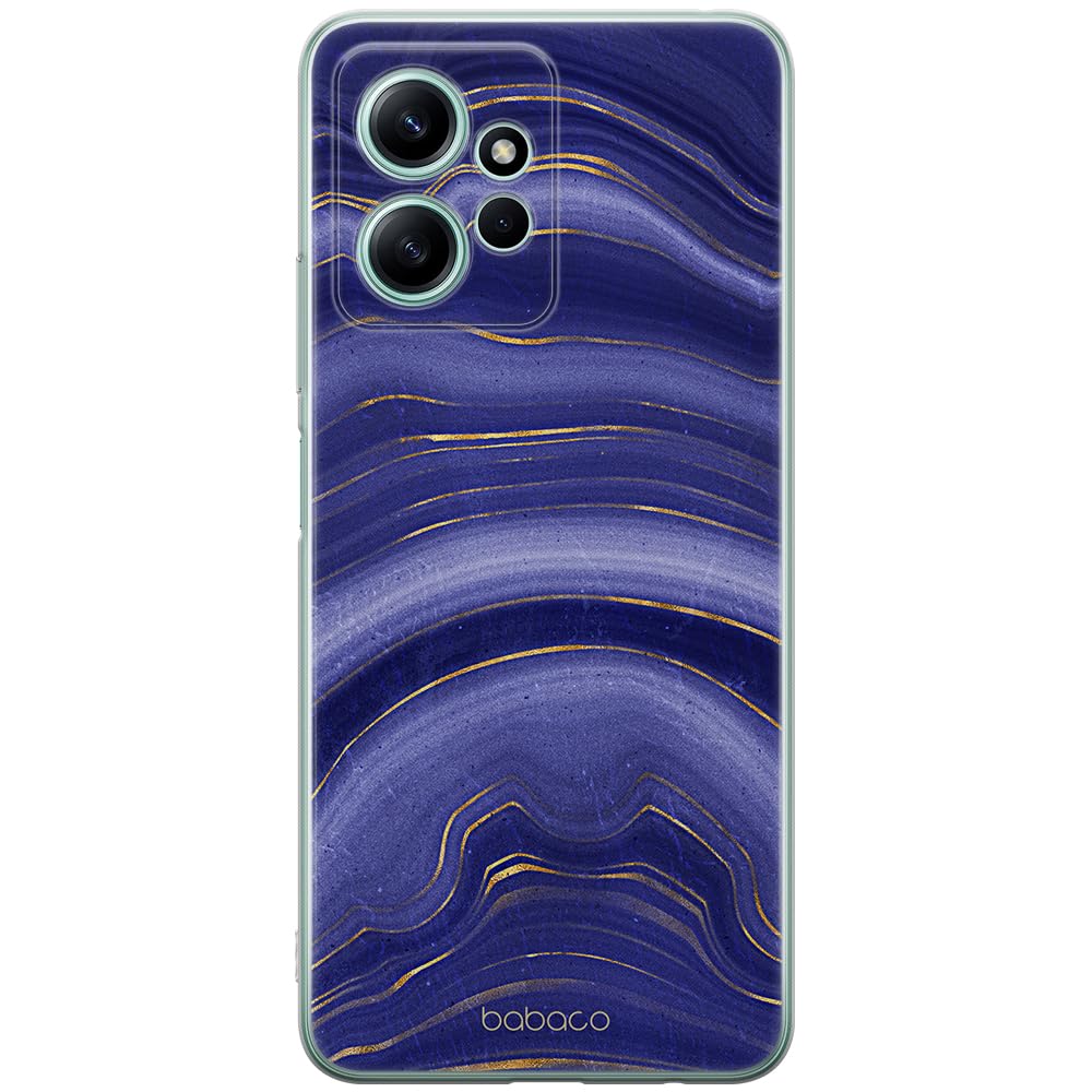 Babaco ERT GROUP mobile phone case for Xiaomi REDMI NOTE 12 4G original and officially Licensed pattern Marble 005 optimally adapted to the shape of the mobile phone, case made of TPU