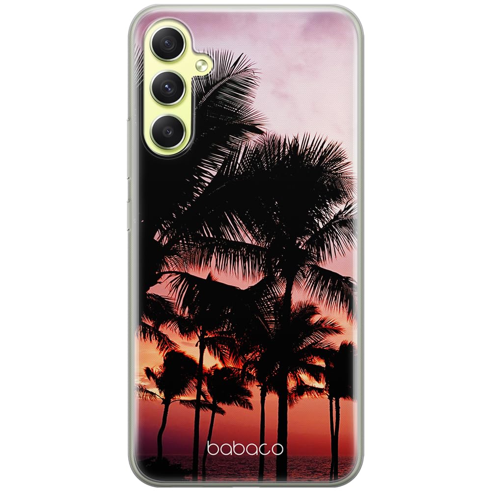 Babaco ERT GROUP mobile phone case for Samsung A34 5G original and officially Licensed pattern Nature 001 optimally adapted to the shape of the mobile phone, case made of TPU