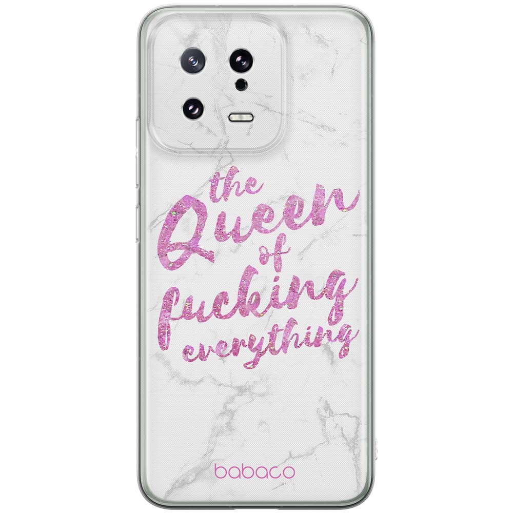 Babaco ERT GROUP mobile phone case for Xiaomi 13 original and officially Licensed pattern Queen 003 optimally adapted to the shape of the mobile phone, case made of TPU