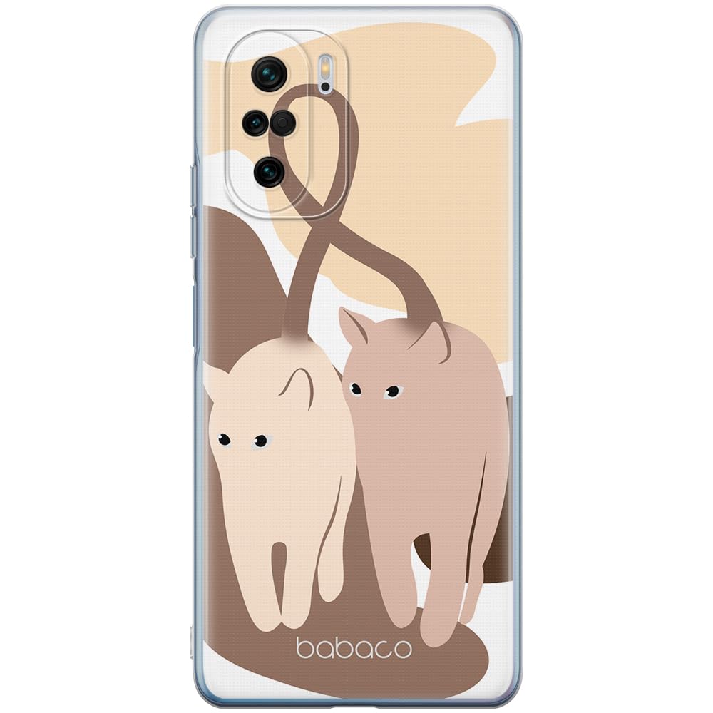 Babaco ERT GROUP mobile phone case for Xiaomi MI 11i/ REDMI K40/K40 PRO/POCO F3/ F3 PRO original and officially Licensed pattern Cats 002 adapted to the shape of the mobile phone, case made of TPU
