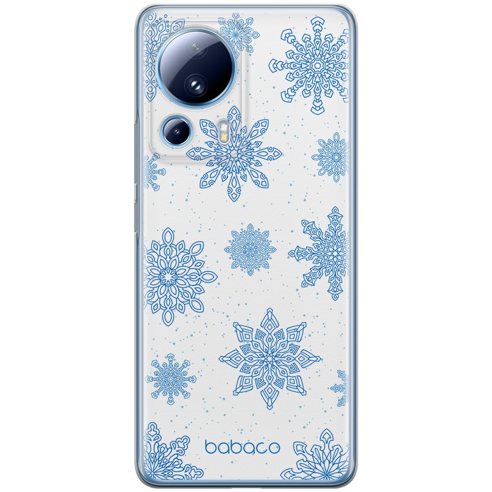 Babaco ERT GROUP mobile phone case for Xiaomi 13 LITE/CIVI 2 original and officially Licensed pattern Winter 004 optimally adapted to the shape of the mobile phone, case made of TPU