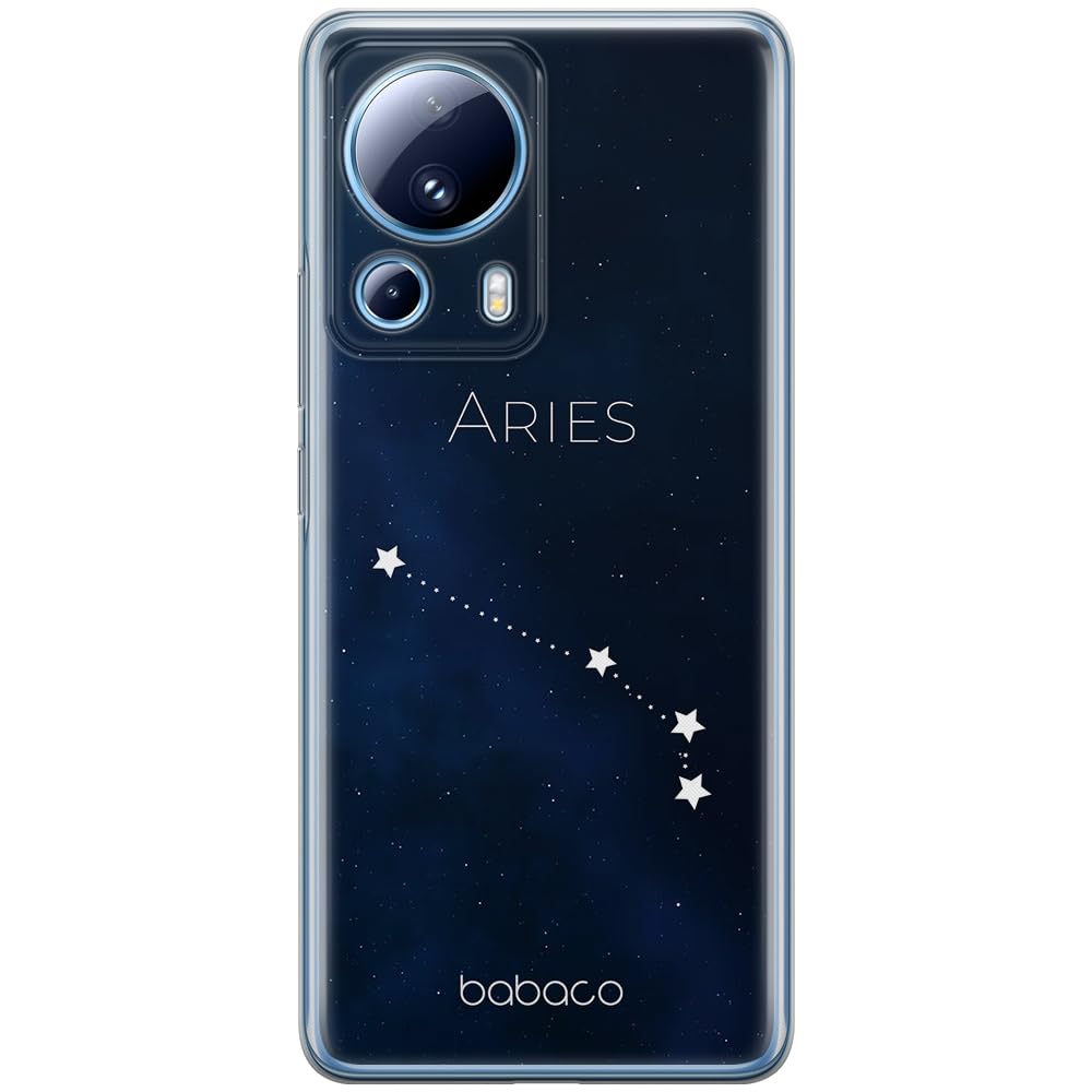 Babaco ERT GROUP mobile phone case for Xiaomi 13 LITE/CIVI 2 original and officially Licensed pattern Zodiac Constellation 001 optimally adapted to the shape of the mobile phone, case made of TPU