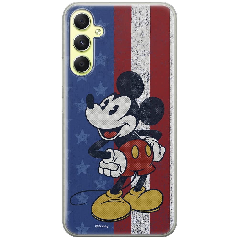 ERT GROUP mobile phone case for Samsung A34 5G original and officially Licensed Disney pattern Mickey 021 optimally adapted to the shape of the mobile phone, case made of TPU