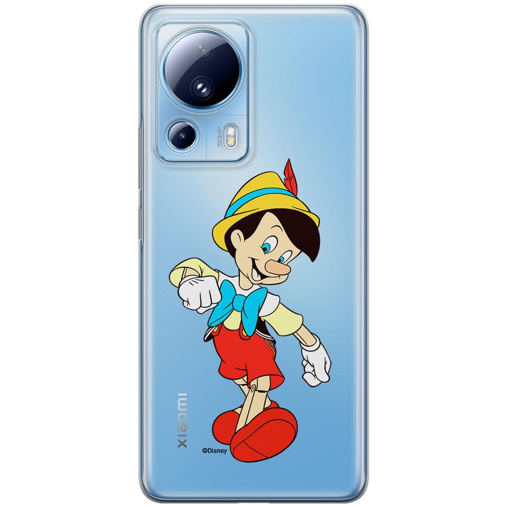 ERT GROUP mobile phone case for Xiaomi 13 LITE/CIVI 2 original and officially Licensed Disney pattern Pinocchio 001 optimally adapted to the shape of the mobile phone, partially transparent
