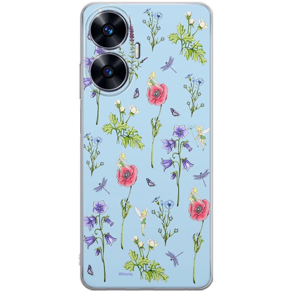 ERT GROUP mobile phone case for Realme C55 original and officially Licensed Disney pattern Tinker Bell 004 optimally adapted to the shape of the mobile phone, case made of TPU