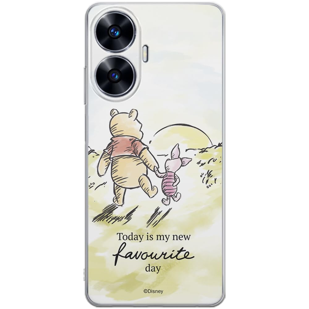 ERT GROUP mobile phone case for Realme C55 original and officially Licensed Disney pattern Winnie the Pooh & Friends 012 optimally adapted to the shape of the mobile phone, case made of TPU