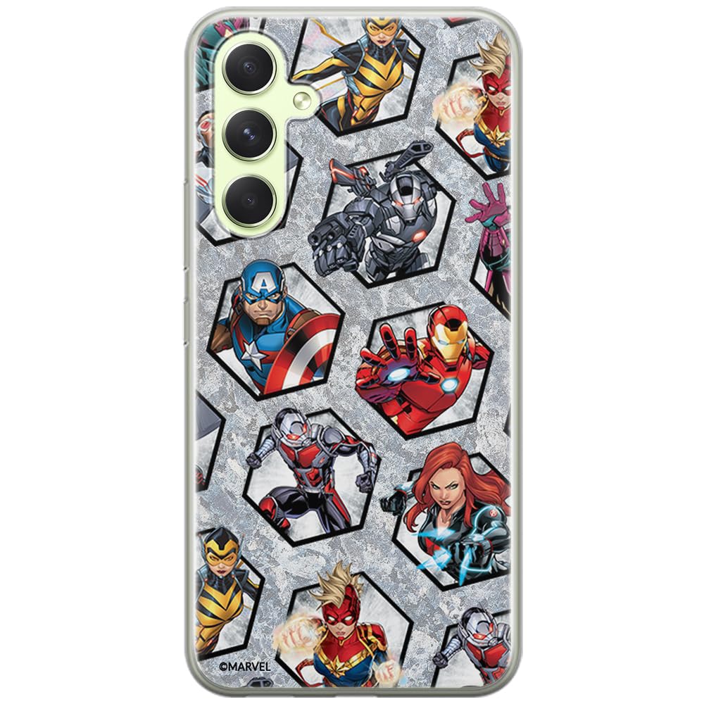 ERT GROUP mobile phone case for Samsung A54 5G original and officially Licensed Marvel pattern Avengers 023 optimally adapted to the shape of the mobile phone, case made of TPU