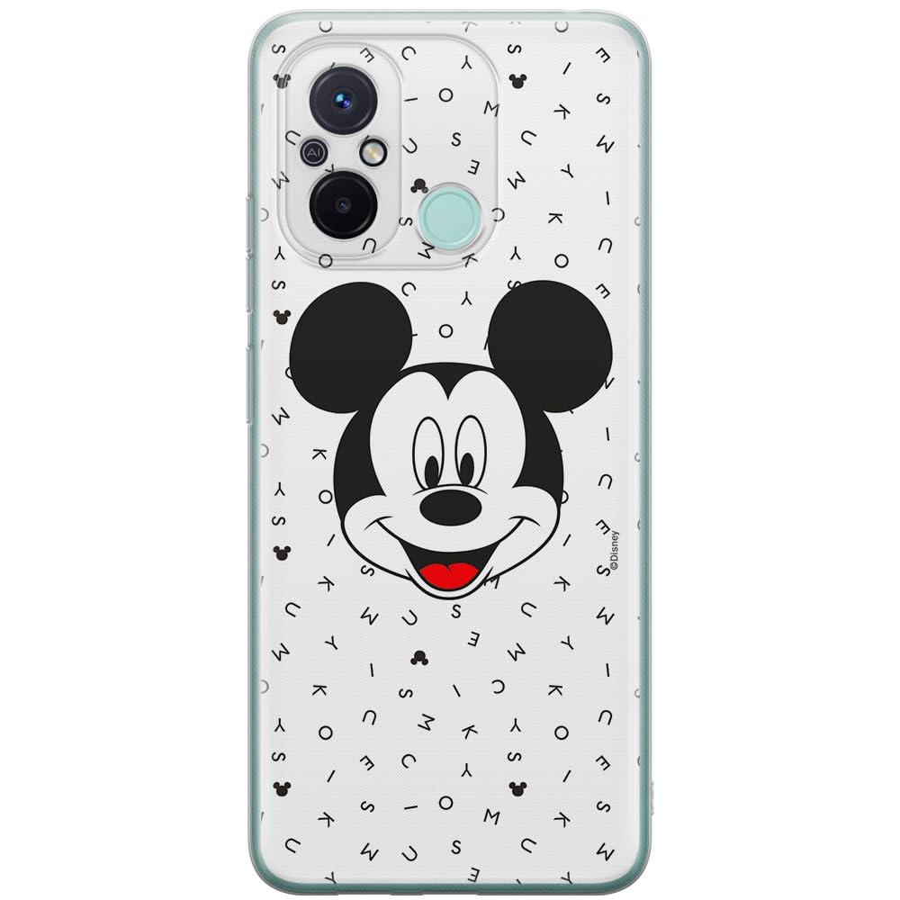 ERT GROUP mobile phone case for Xiaomi REDMI 12C/ REDMI 11A original and officially Licensed Disney pattern Mickey 020 optimally adapted to the shape of the mobile phone, case made of TPU