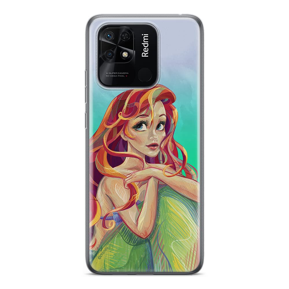 ERT GROUP mobile phone case for Xiaomi REDMI 10C original and officially Licensed Disney pattern Ariel 004 optimally adapted to the shape of the mobile phone, case made of TPU