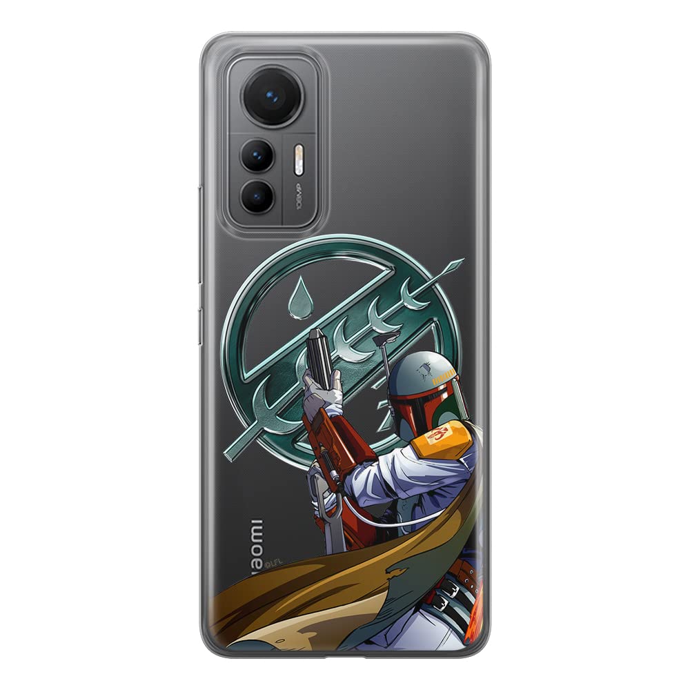 ERT GROUP mobile phone case for Xiaomi MI 12 LITE original and officially Licensed Star Wars pattern Boba Fett 002 optimally adapted to the shape of the mobile phone, partially transparent