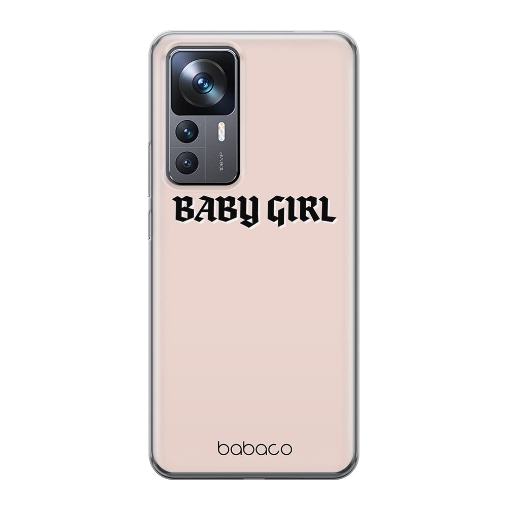 Babaco ERT GROUP mobile phone case for Xiaomi 12T/12T pro/K50 Ultra original and officially Licensed pattern 90's Girl 017 optimally adapted to the shape of the mobile phone, case made of TPU