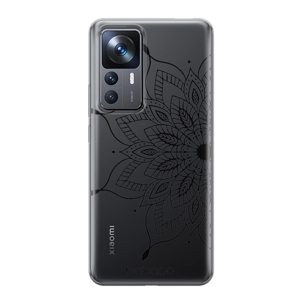 Babaco ERT GROUP mobile phone case for Xiaomi 12T/12T pro/K50 Ultra original and officially Licensed pattern Mandalas 004 optimally adapted to the shape of the mobile phone, case made of TPU