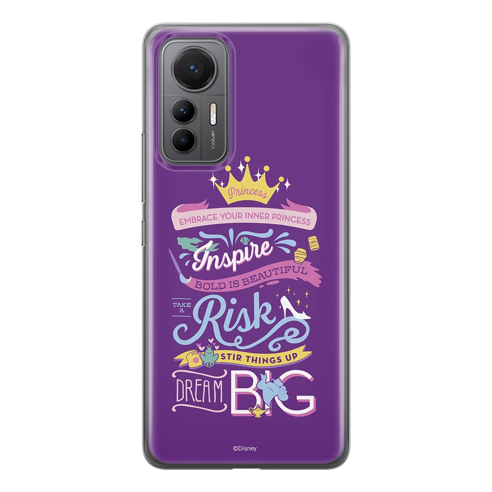 ERT GROUP mobile phone case for Xiaomi MI 12 LITE original and officially Licensed Disney pattern Princesses 003 optimally adapted to the shape of the mobile phone, case made of TPU