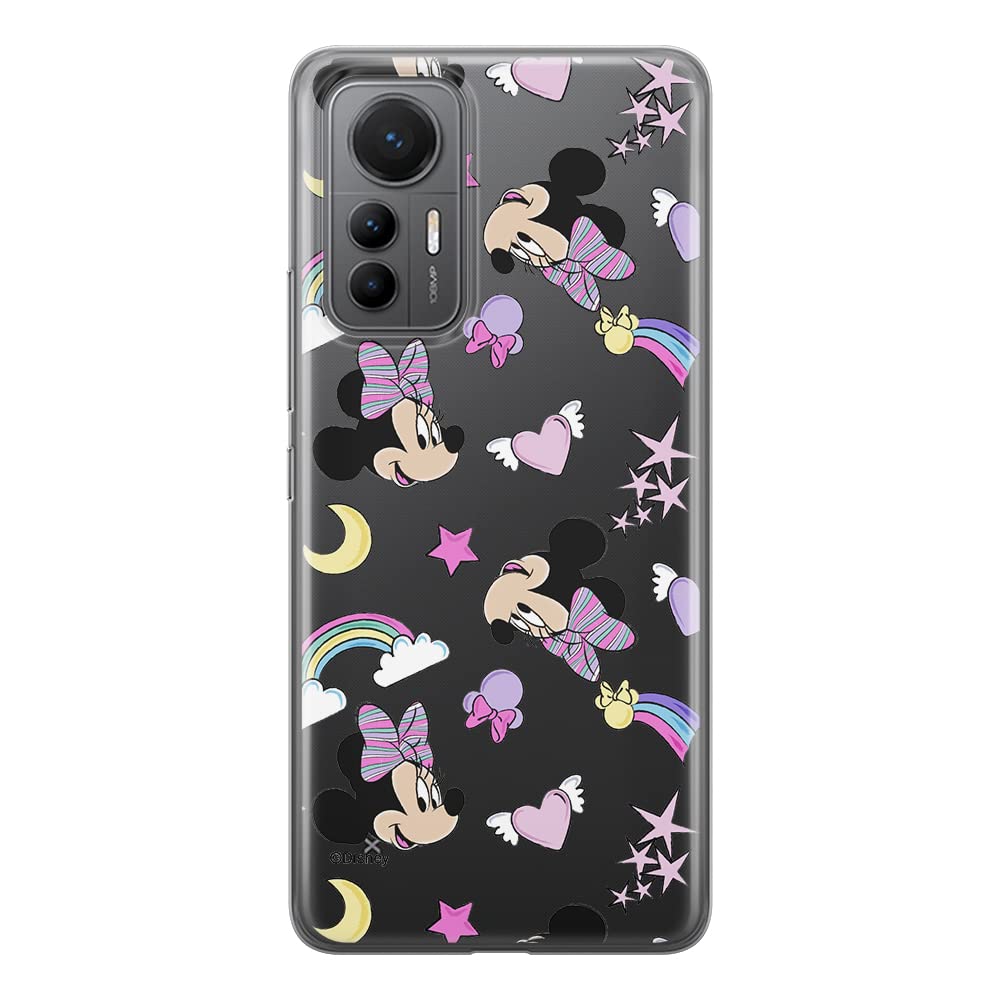 ERT GROUP mobile phone case for Xiaomi MI 12 LITE original and officially Licensed Disney pattern Minnie 031 optimally adapted to the shape of the mobile phone, partially transparent
