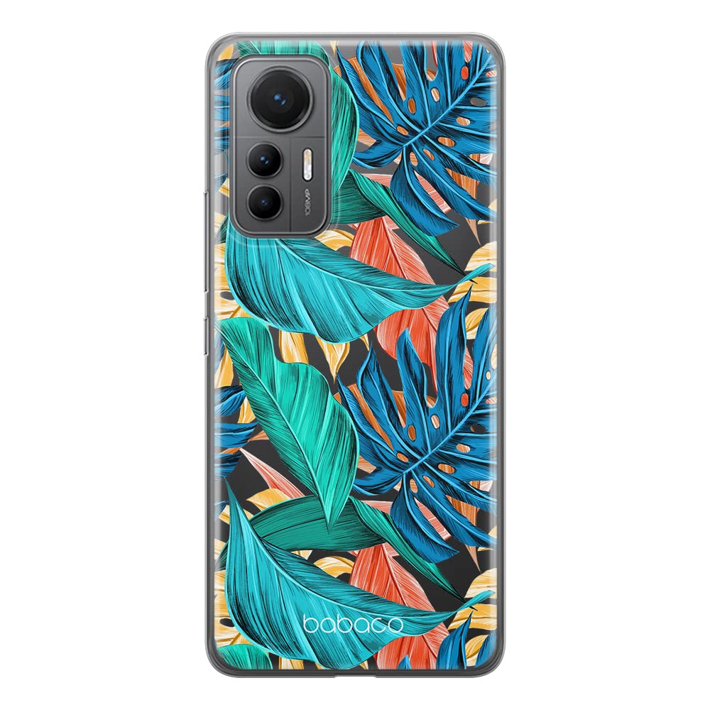 Babaco ERT GROUP mobile phone case for Xiaomi MI 12 LITE original and officially Licensed pattern Plants 005 optimally adapted to the shape of the mobile phone, partially transparent