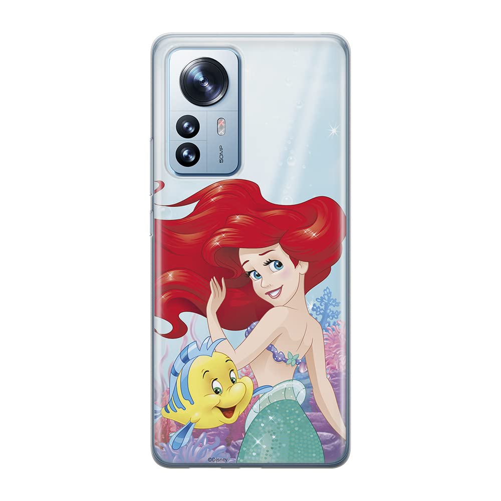ERT GROUP mobile phone case for Xiaomi 12 PRO original and officially Licensed Disney pattern Ariel and Flounder 001 optimally adapted to the shape of the mobile phone, case made of TPU