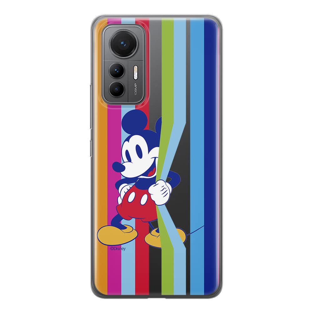 ERT GROUP mobile phone case for Xiaomi MI 12 LITE original and officially Licensed Disney pattern Mickey 026 optimally adapted to the shape of the mobile phone, partially transparent