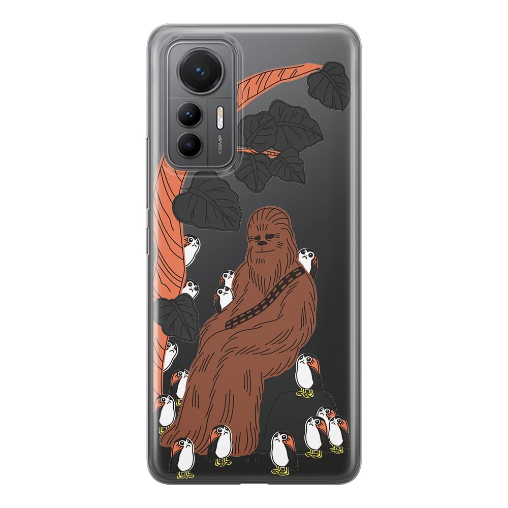 ERT GROUP mobile phone case for Xiaomi MI 12 LITE original and officially Licensed Star Wars pattern Chewbacca 006 optimally adapted to the shape of the mobile phone, partially transparent