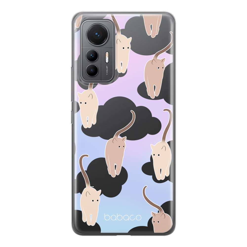 Babaco ERT GROUP mobile phone case for Xiaomi MI 12 LITE original and officially Licensed pattern Cats 015 optimally adapted to the shape of the mobile phone, partially transparent