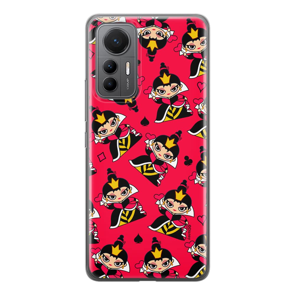 ERT GROUP mobile phone case for Xiaomi MI 12 LITE original and officially Licensed Disney pattern Queen of Hearts 002 optimally adapted to the shape of the mobile phone, case made of TPU