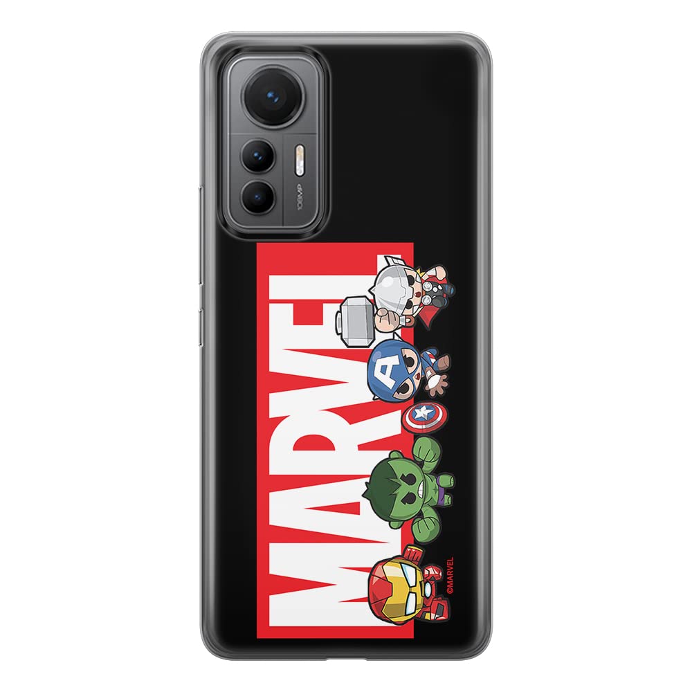 ERT GROUP mobile phone case for Xiaomi MI 12 LITE original and officially Licensed Marvel pattern 010 optimally adapted to the shape of the mobile phone, case made of TPU
