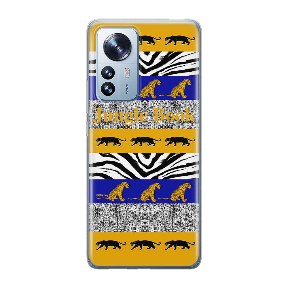 ERT GROUP mobile phone case for Xiaomi 12 PRO original and officially Licensed Disney pattern Jungle Book 001 optimally adapted to the shape of the mobile phone, case made of TPU