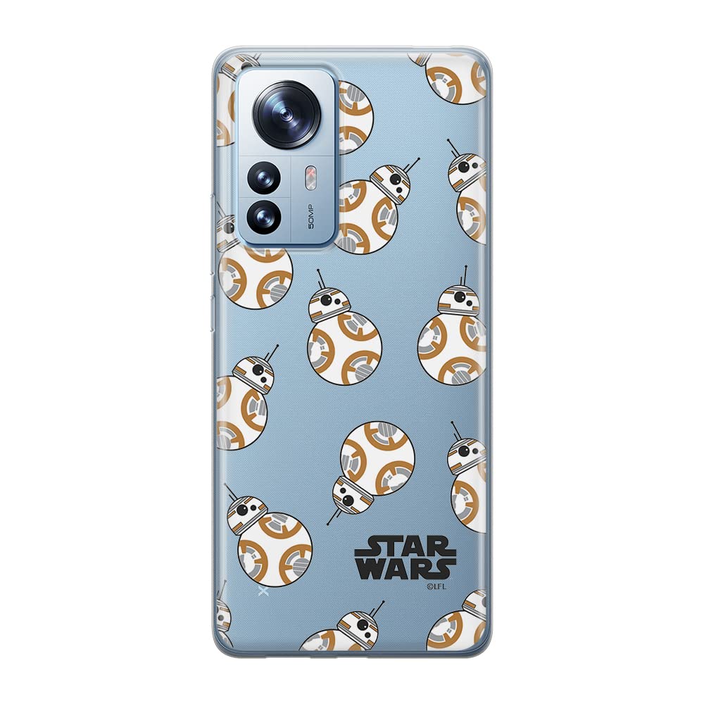 ERT GROUP mobile phone case for Xiaomi 12 PRO original and officially Licensed Star Wars pattern BB 8 004 optimally adapted to the shape of the mobile phone, partially transparent