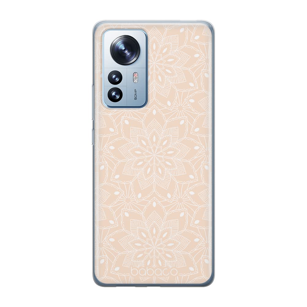 Babaco ERT GROUP mobile phone case for Xiaomi 12 / 12X original and officially Licensed pattern Mandalas 009 optimally adapted to the shape of the mobile phone, case made of TPU