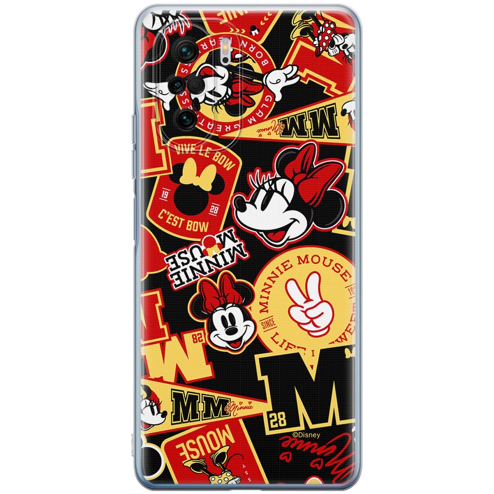 ERT GROUP mobile phone case for Xiaomi MI 11i/ REDMI K40/K40 PRO/POCO F3/ F3 PRO original and officially Licensed Disney pattern Minnie 074 adapted to the shape of the mobile phone, case made of TPU