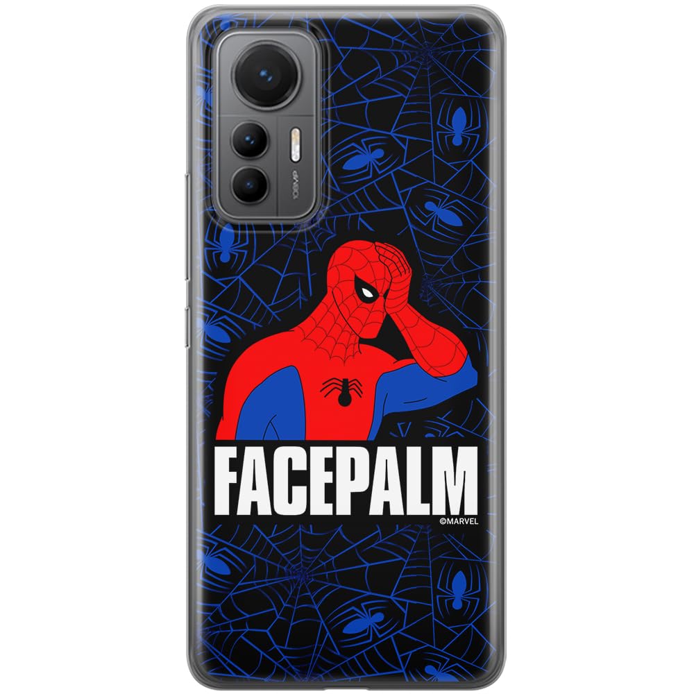 ERT GROUP mobile phone case for Xiaomi 12 LITE original and officially Licensed Marvel pattern Spider Man 029 optimally adapted to the shape of the mobile phone, case made of TPU