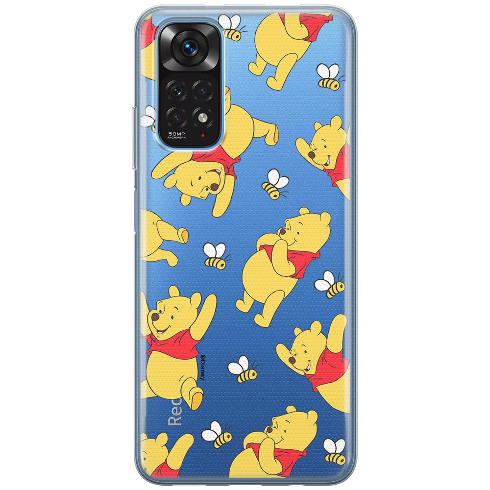 ERT GROUP mobile phone case for Xiaomi REDMI NOTE 11T/ 11S 5G/ POCO M4 PRO 5G original and officially Licensed Disney pattern Winnie the Pooh & Friends 043, partially transparent