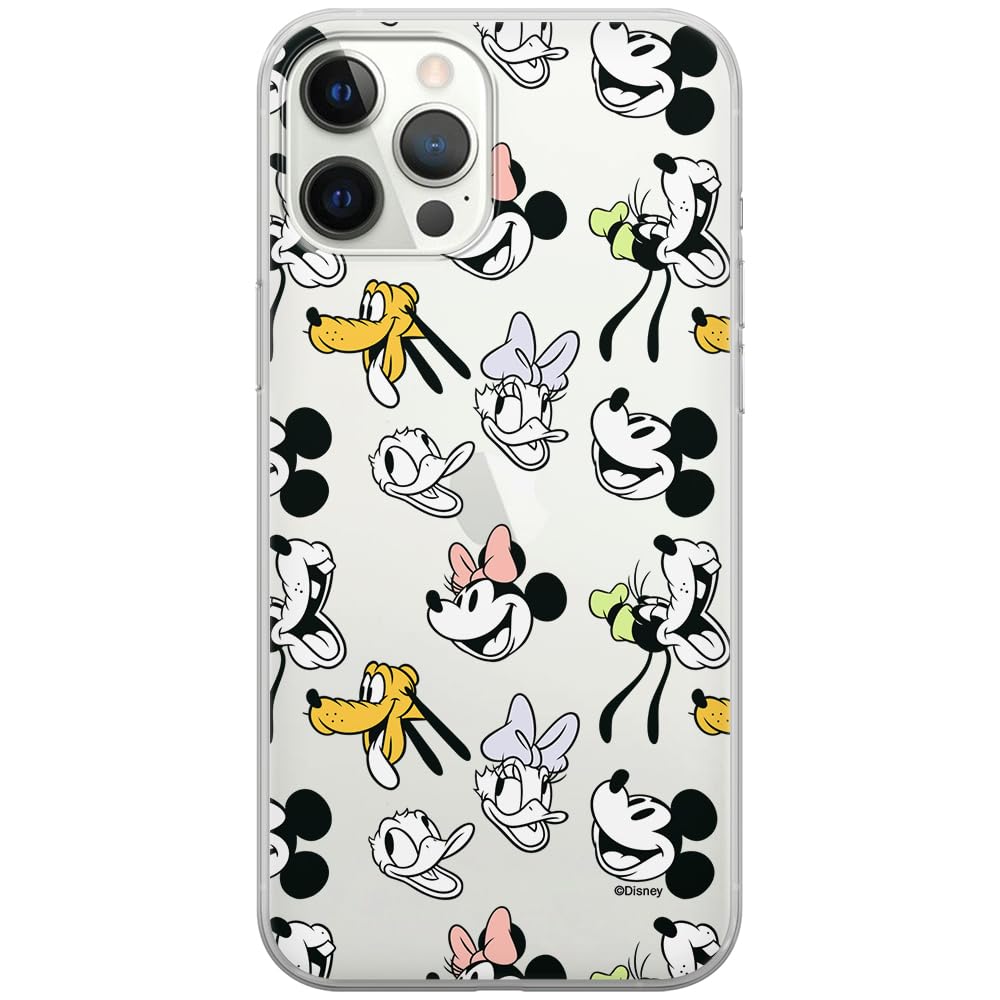 ERT GROUP mobile phone case for Iphone 12 PRO MAX original and officially Licensed Disney pattern Disney Friends 005 optimally adapted to the shape of the mobile phone, partially transparent