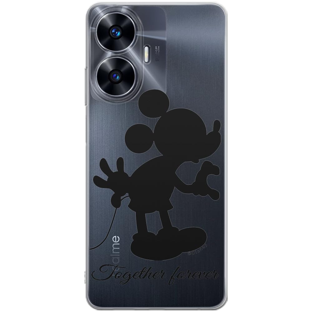 ERT GROUP mobile phone case for Realme C55 original and officially Licensed Disney pattern Mickey 005 optimally adapted to the shape of the mobile phone, partially transparent