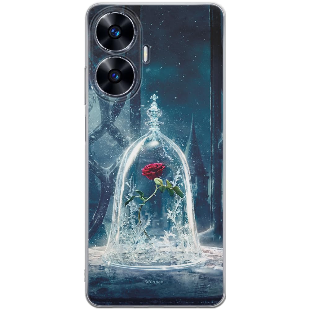 ERT GROUP mobile phone case for Realme C55 original and officially Licensed Disney pattern Beauty and the Beast 002 optimally adapted to the shape of the mobile phone, case made of TPU