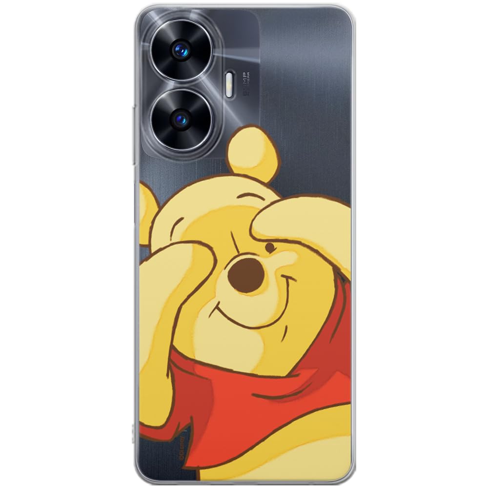 ERT GROUP mobile phone case for Realme C55 original and officially Licensed Disney pattern Winnie the Pooh & Friends 033 optimally adapted to the shape of the mobile phone, partially transparent