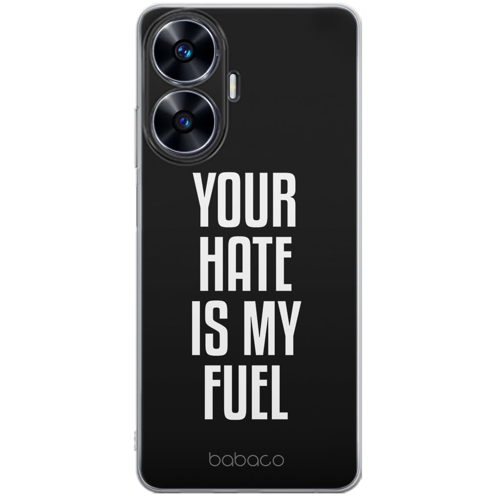 Babaco ERT GROUP mobile phone case for Realme C55 original and officially Licensed pattern My fuel 002 optimally adapted to the shape of the mobile phone, case made of TPU