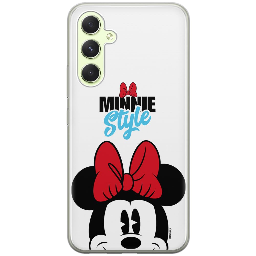 ERT GROUP mobile phone case for Samsung A54 5G original and officially Licensed Disney pattern Minnie 027 optimally adapted to the shape of the mobile phone, case made of TPU