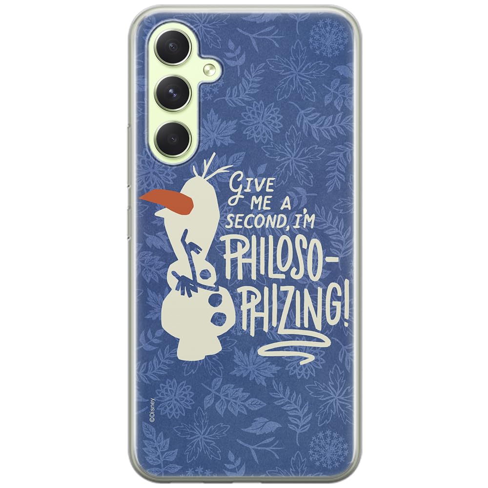 ERT GROUP mobile phone case for Samsung A54 5G original and officially Licensed Disney pattern Olaf 005 optimally adapted to the shape of the mobile phone, case made of TPU