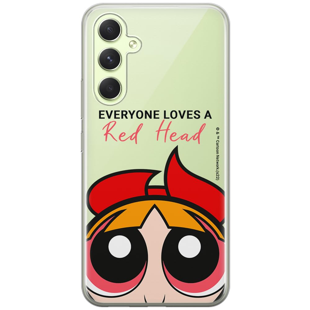 ERT GROUP mobile phone case for Samsung A54 5G original and officially Licensed The Powerpuff Girls pattern 011 optimally adapted to the shape of the mobile phone, partially transparent