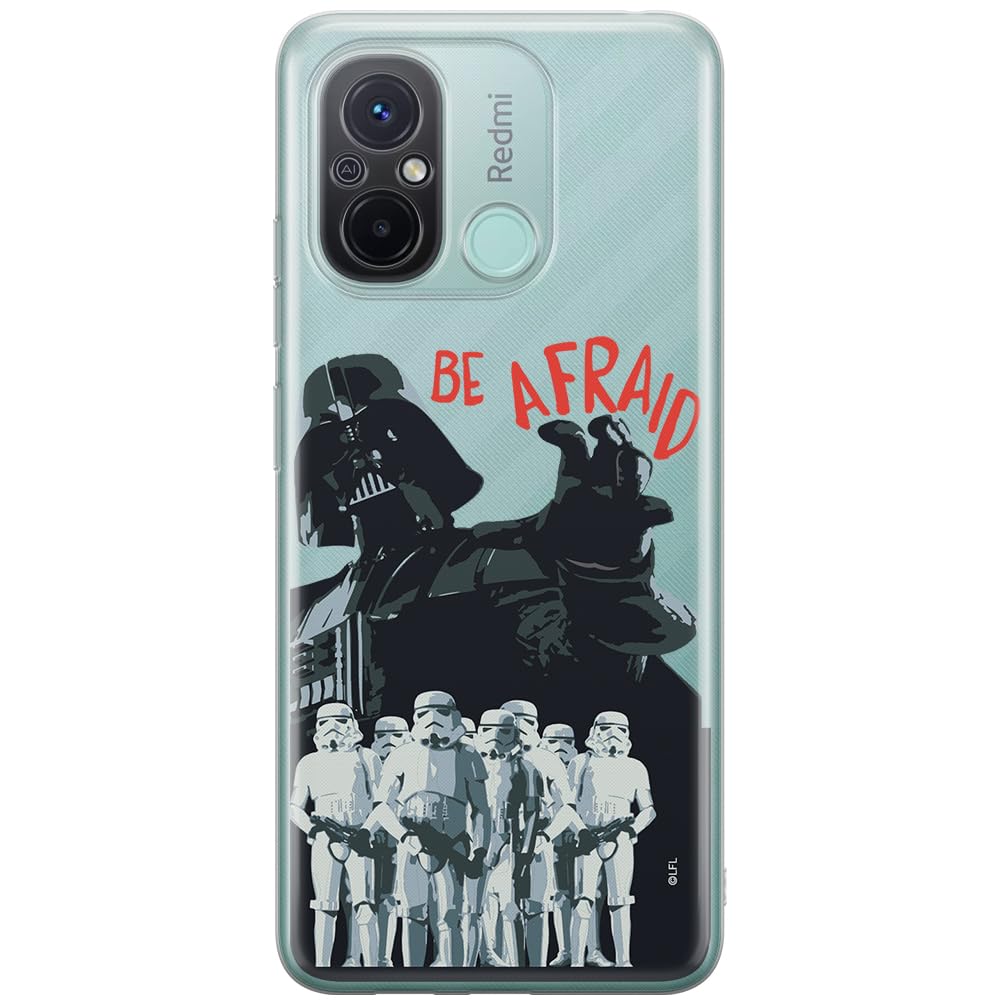 ERT GROUP mobile phone case for Xiaomi REDMI 12C/ REDMI 11A original and officially Licensed Star Wars pattern Darth Vader 018 optimally adapted to the shape of the mobile phone, partially transparent