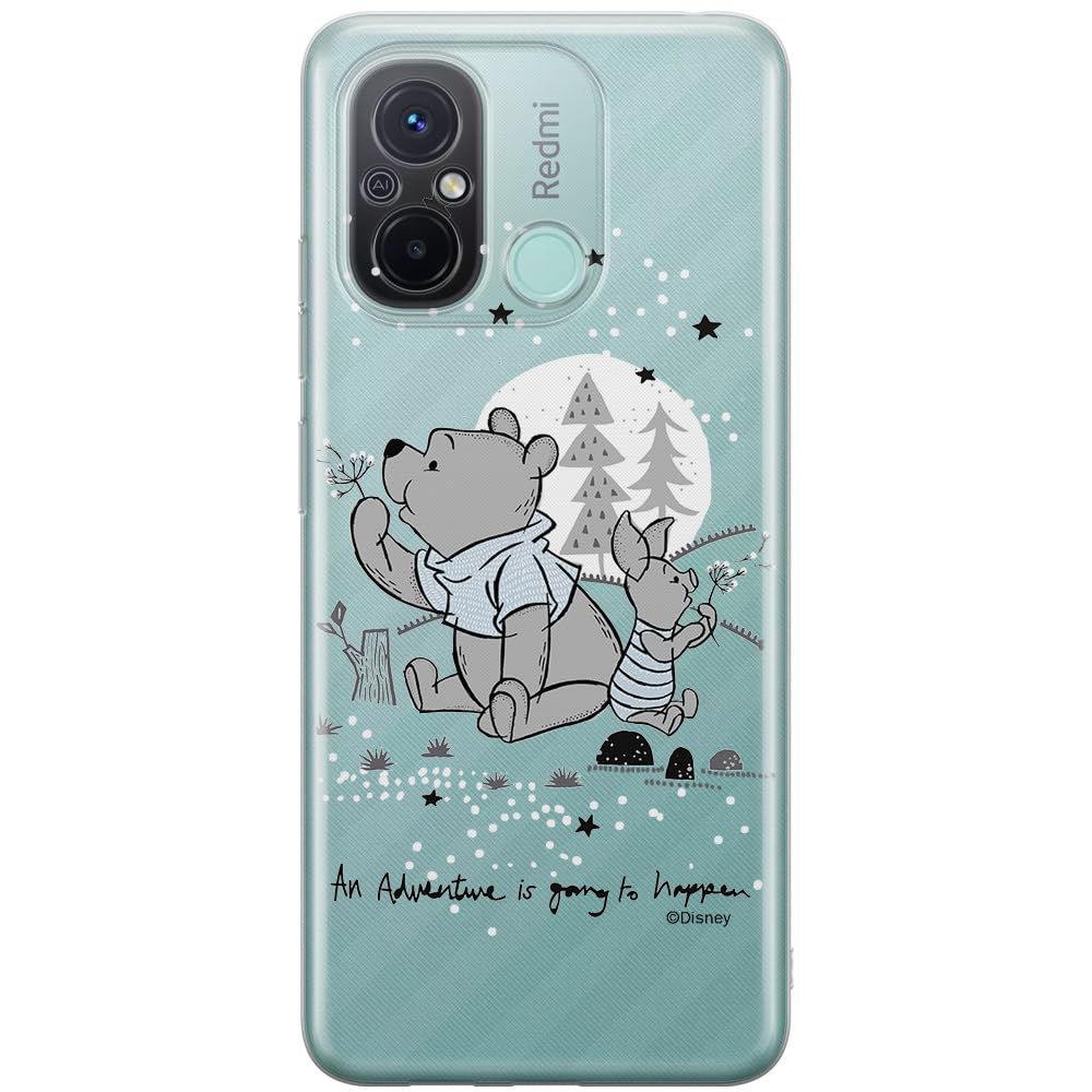 ERT GROUP mobile phone case for Xiaomi REDMI 12C/ REDMI 11A original and officially Licensed Disney pattern Winnie the Pooh & Friends 008, partially transparent