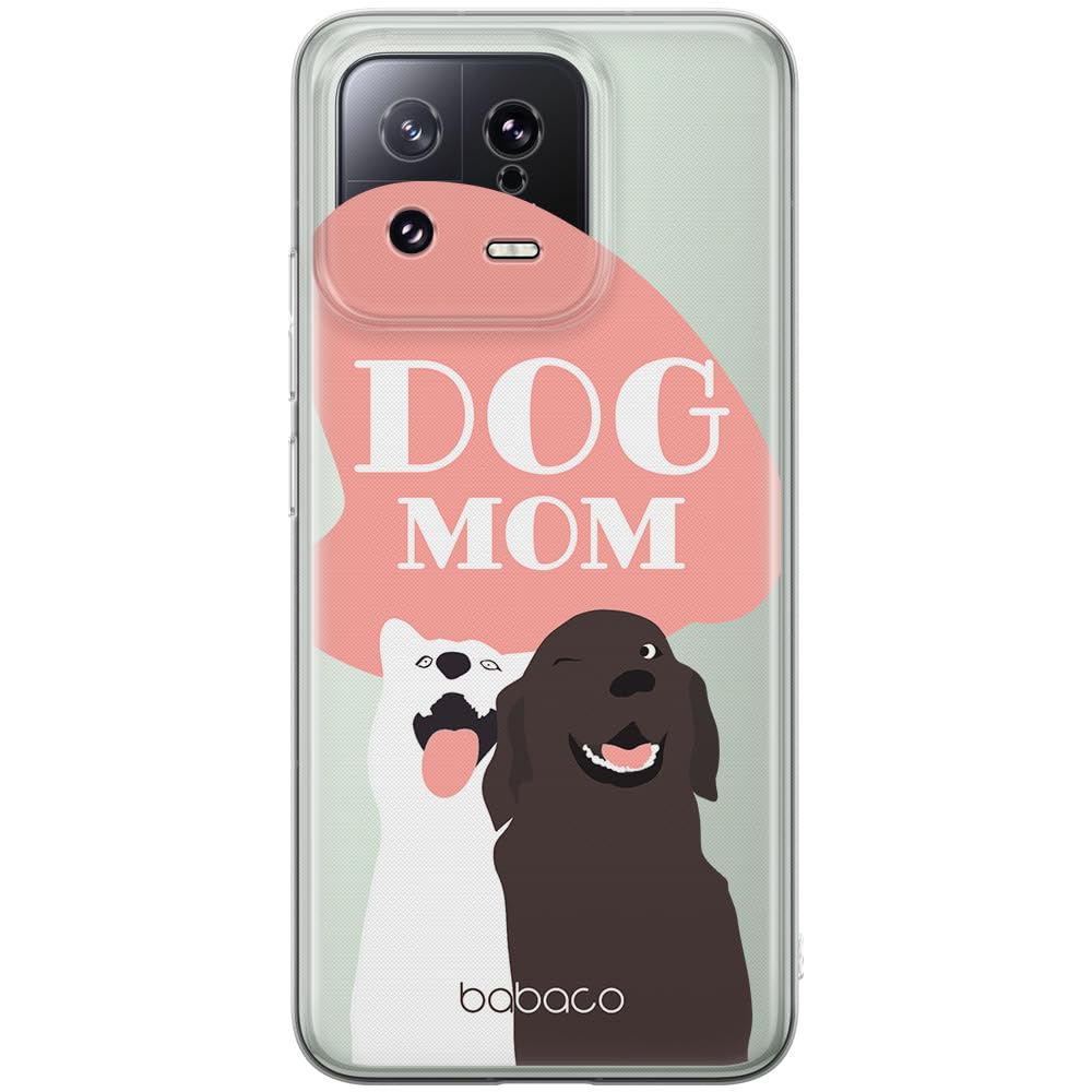Babaco ERT GROUP mobile phone case for Xiaomi 13 original and officially Licensed pattern Dogs 008 optimally adapted to the shape of the mobile phone, partially transparent
