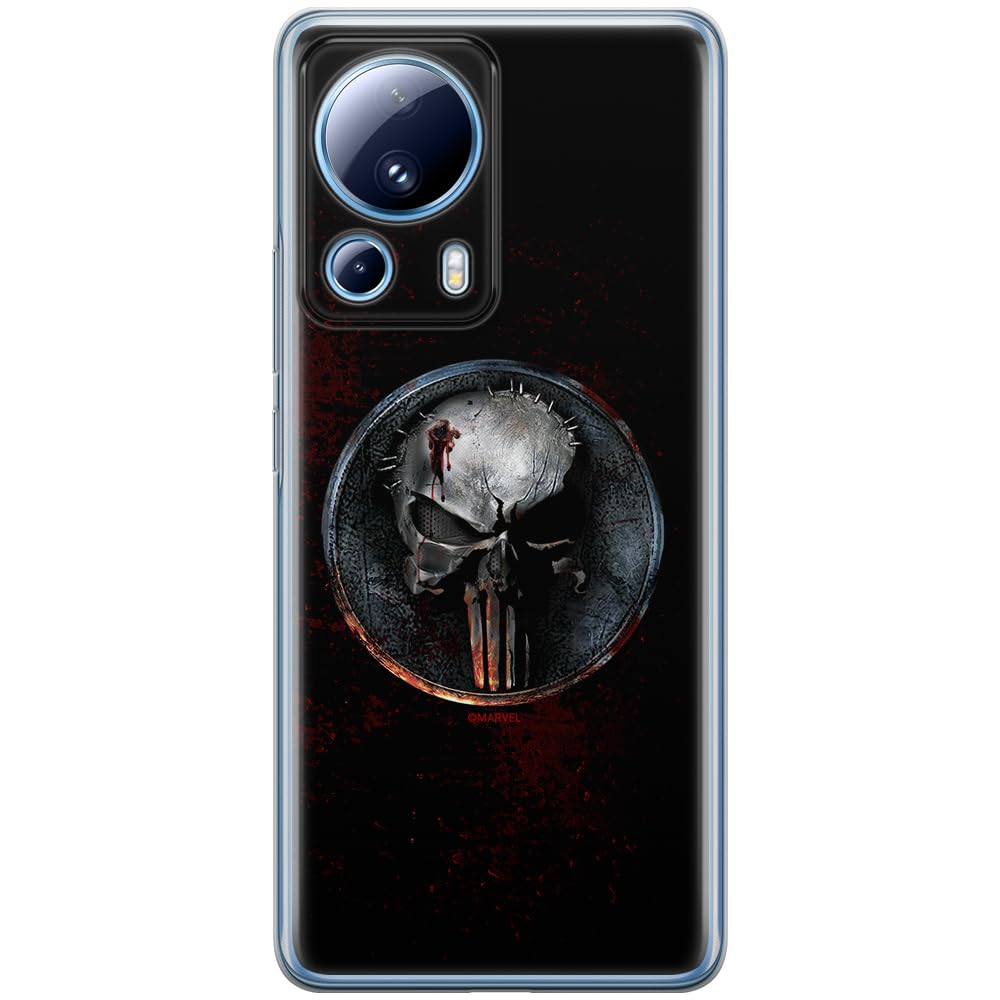 ERT GROUP mobile phone case for Xiaomi 13 LITE/CIVI 2 original and officially Licensed Marvel pattern Punisher 004 optimally adapted to the shape of the mobile phone, case made of TPU
