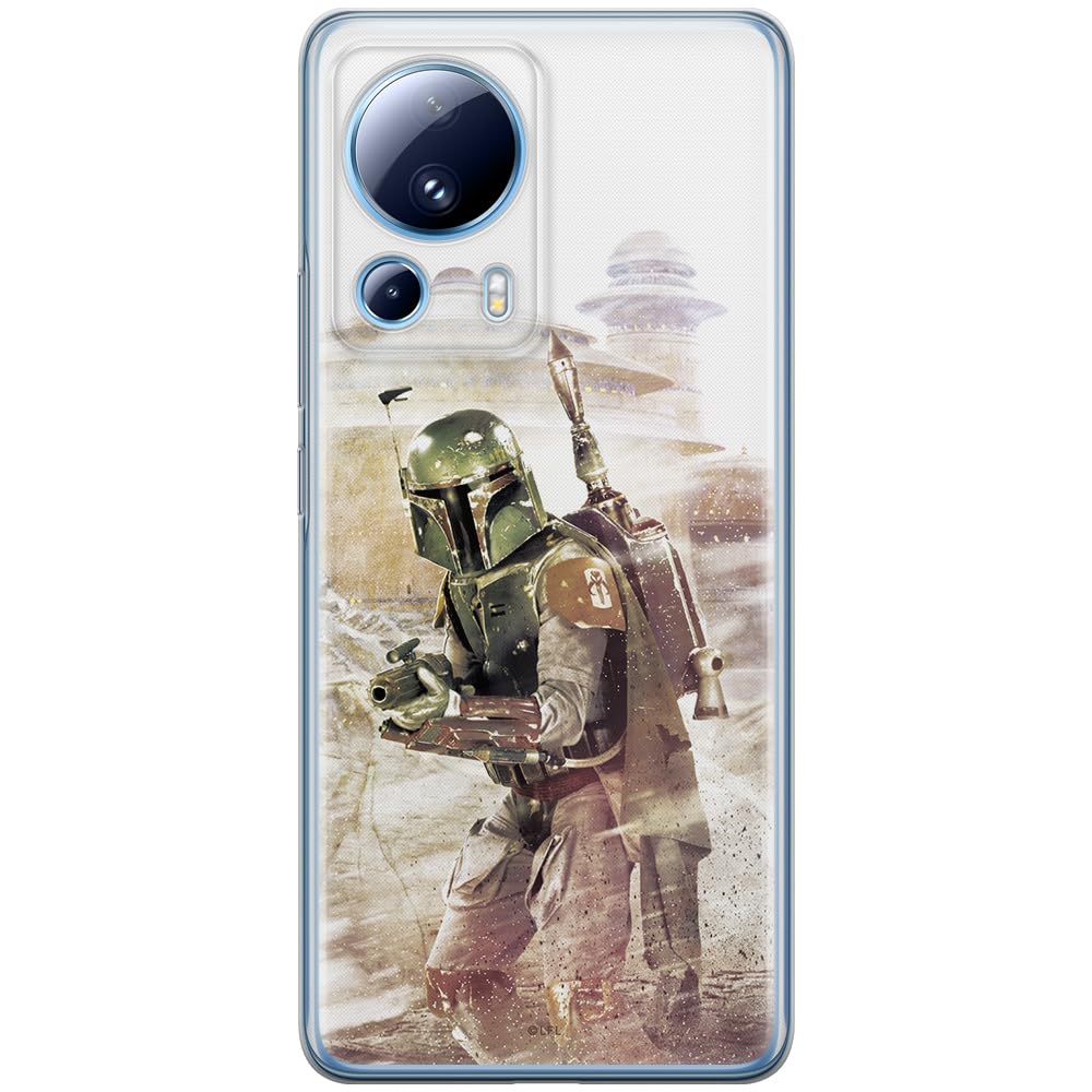 ERT GROUP mobile phone case for Xiaomi 13 LITE/CIVI 2 original and officially Licensed Star Wars pattern Boba Fett 001 optimally adapted to the shape of the mobile phone, case made of TPU