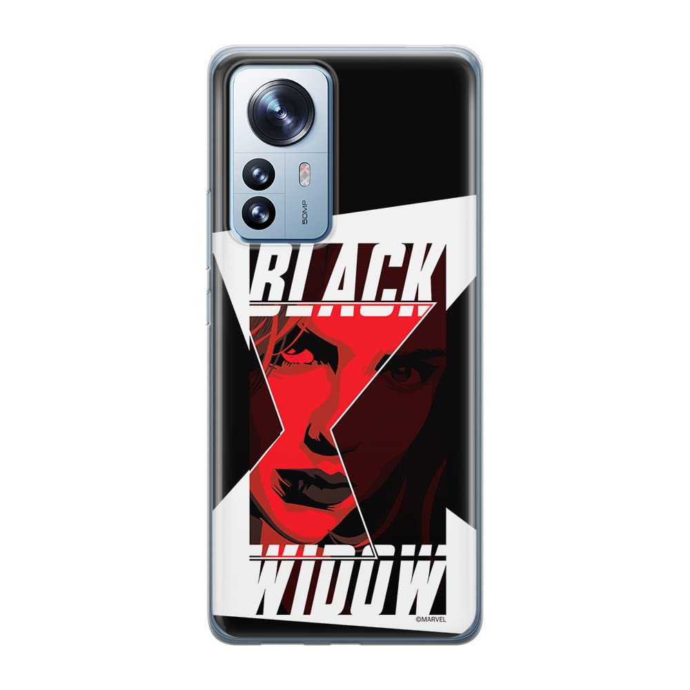 ERT GROUP mobile phone case for Xiaomi MI 12 PRO original and officially Licensed Marvel pattern Black Widow 012 optimally adapted to the shape of the mobile phone, case made of TPU