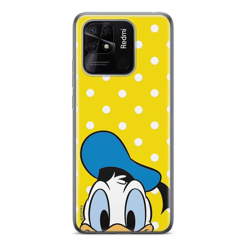 ERT GROUP mobile phone case for Xiaomi REDMI 10C original and officially Licensed Disney pattern Donald 001 optimally adapted to the shape of the mobile phone, case made of TPU